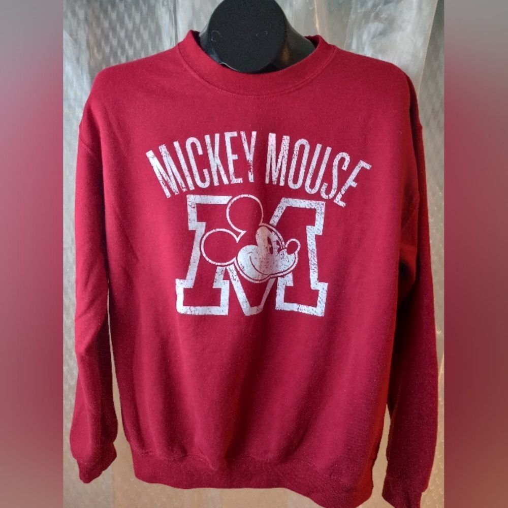 Disney Mickey Mouse Varsity Sweatshirt Size S
